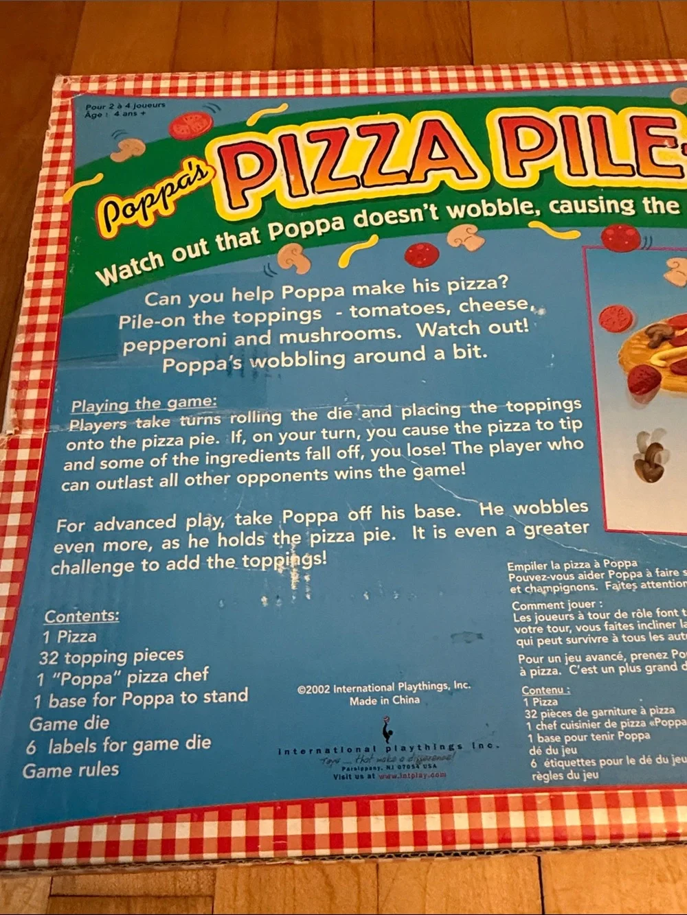 Poppa’s Pizza Pile-Up Topple Game